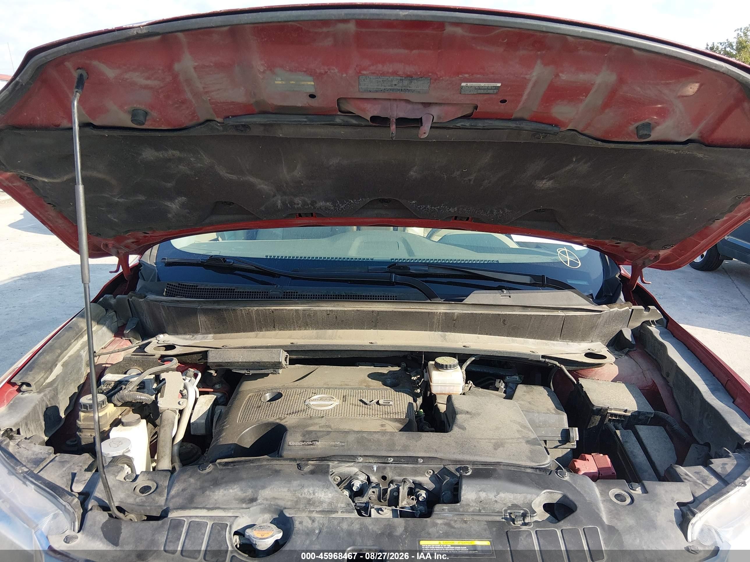 2014 Nissan Pathfinder Sl Red vin: 5N1AR2MM2EC700011