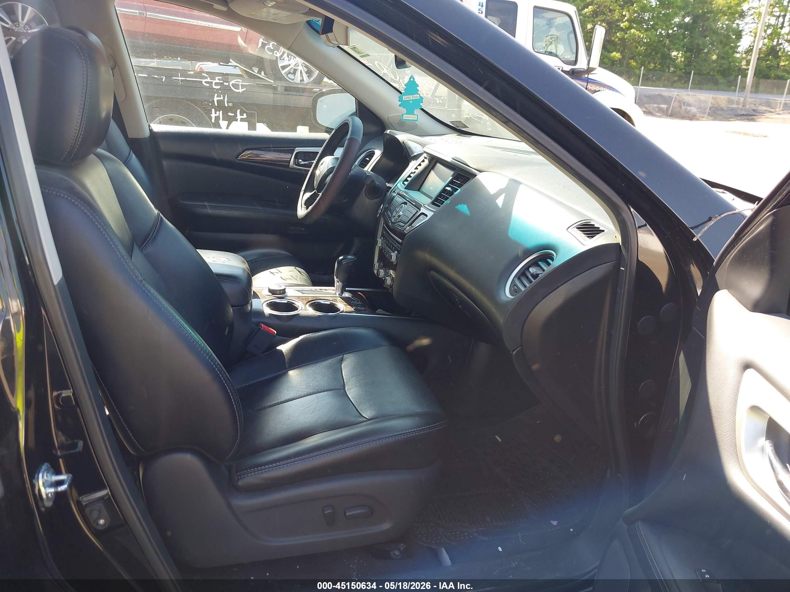 2014 Nissan Pathfinder Sl Black vin: 5N1AR2MM2EC727032