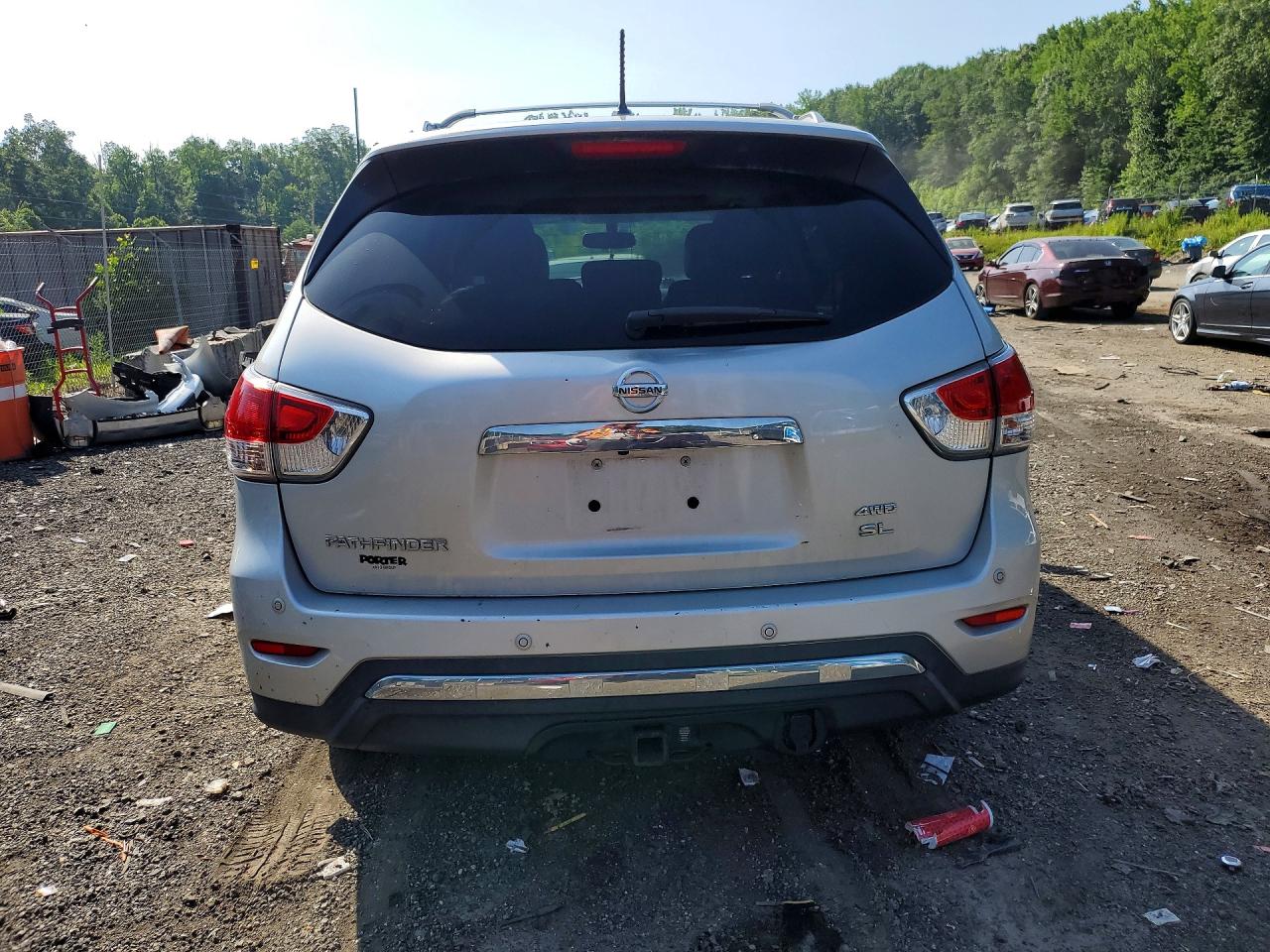 2014 Nissan Pathfinder Sl Silver vin: 5N1AR2MM2EC728228