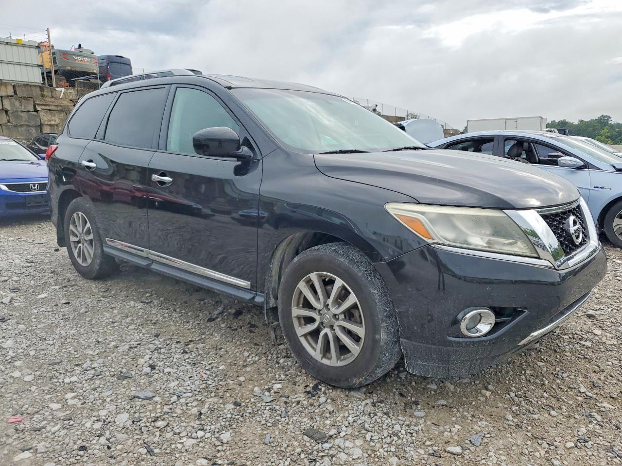 2015 Nissan Pathfinder Sl Black vin: 5N1AR2MM2FC610939