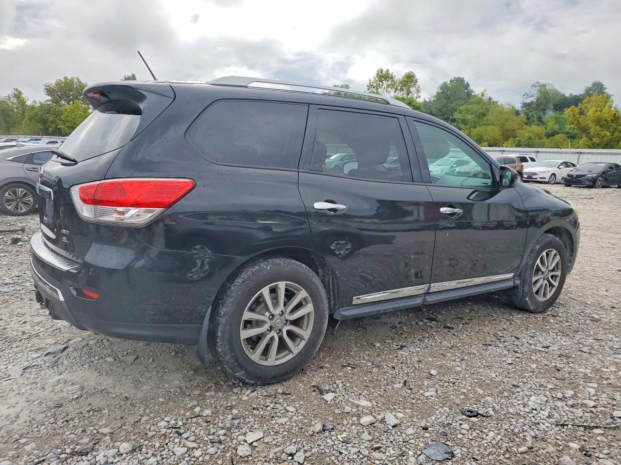 2015 Nissan Pathfinder Sl Black vin: 5N1AR2MM2FC610939