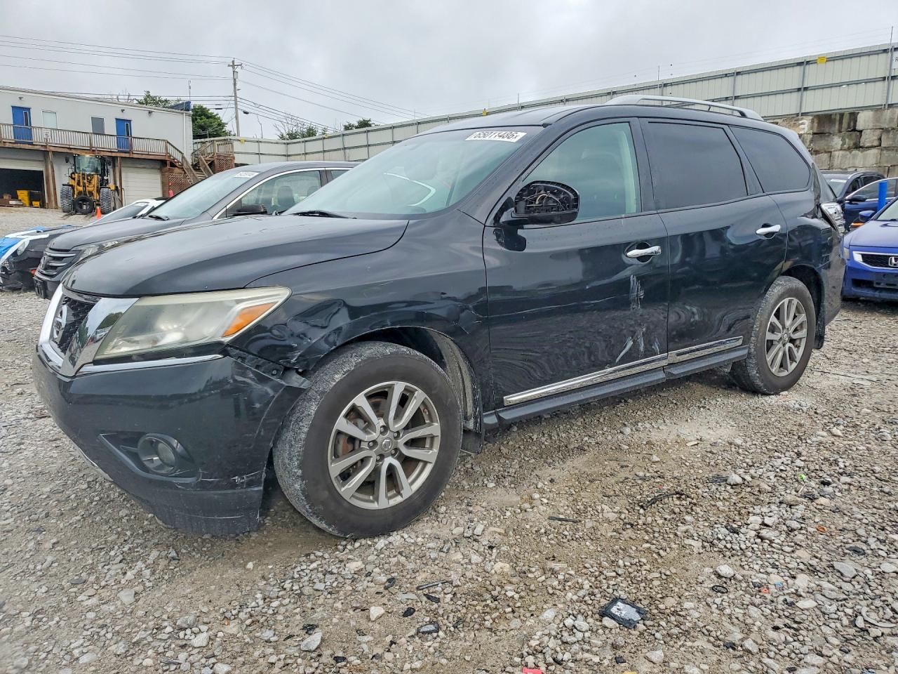 2015 Nissan Pathfinder Sl Black vin: 5N1AR2MM2FC610939