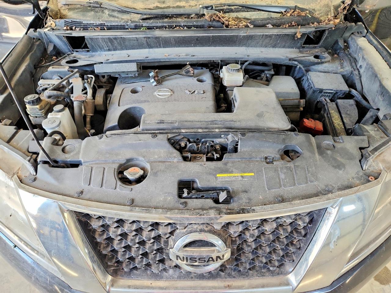 2015 Nissan Pathfinder S Black vin: 5N1AR2MM2FC616384