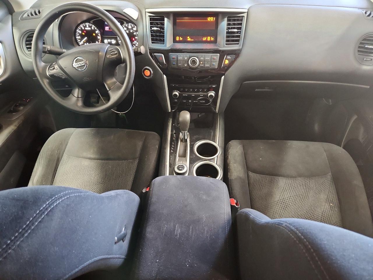2015 Nissan Pathfinder S Black vin: 5N1AR2MM2FC616384