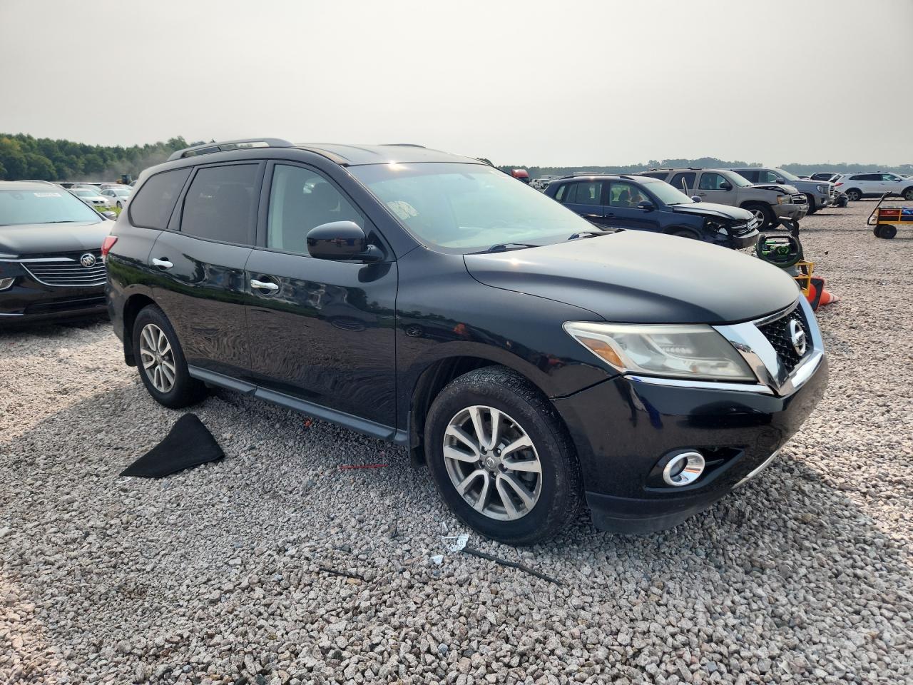 2015 Nissan Pathfinder Sv Black vin: 5N1AR2MM2FC622718