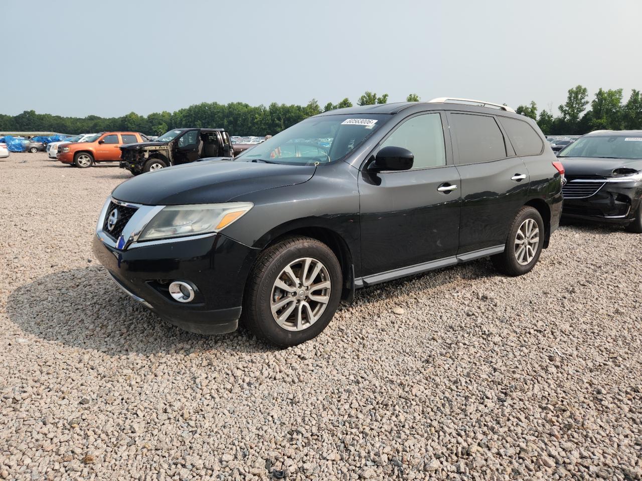 2015 Nissan Pathfinder Sv Black vin: 5N1AR2MM2FC622718