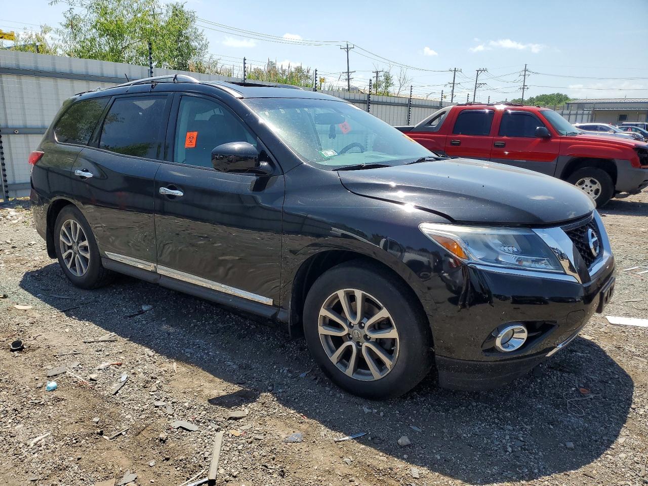 2015 Nissan Pathfinder Sl Black vin: 5N1AR2MM2FC626428