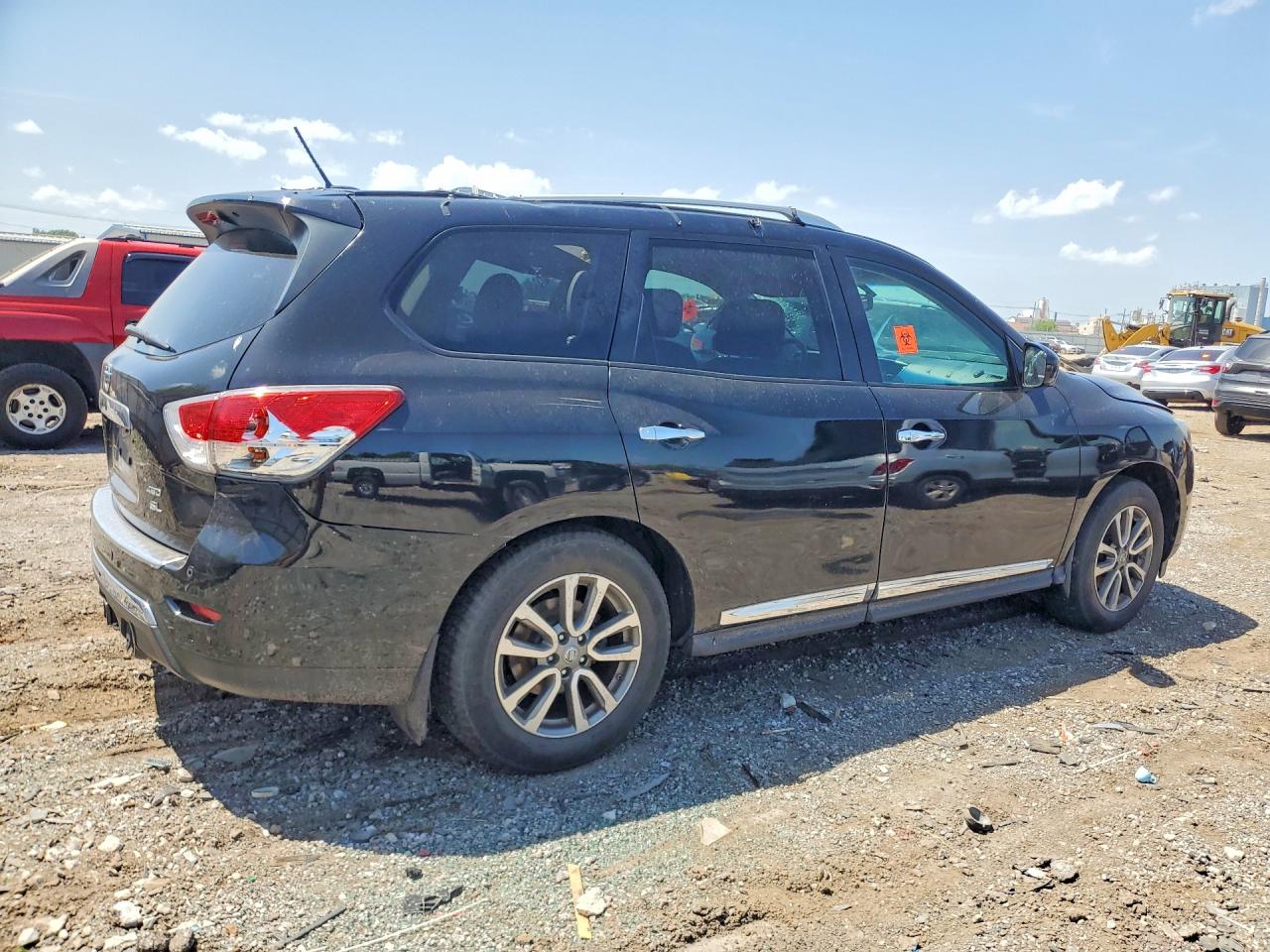 2015 Nissan Pathfinder Sl Black vin: 5N1AR2MM2FC626428