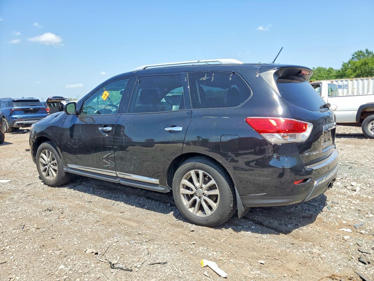 2015 Nissan Pathfinder Sl Black vin: 5N1AR2MM2FC626428