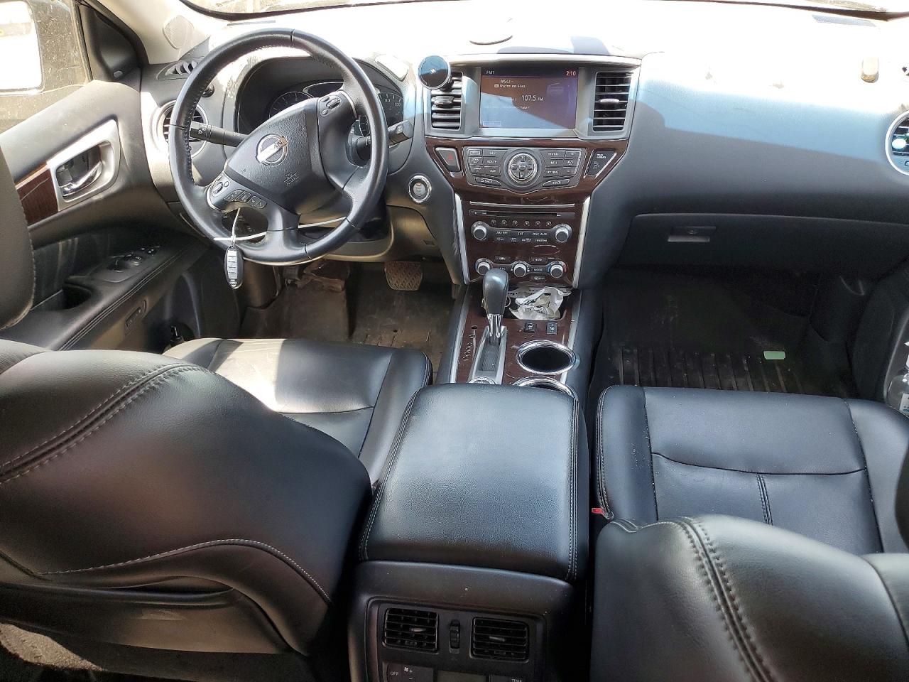 2015 Nissan Pathfinder Sl Black vin: 5N1AR2MM2FC626428