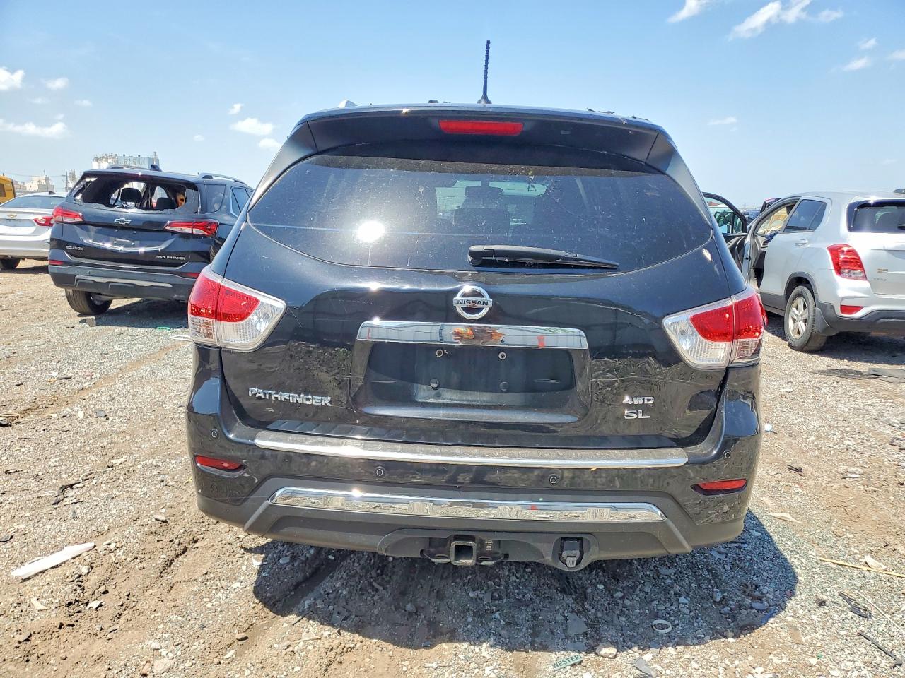 2015 Nissan Pathfinder Sl Black vin: 5N1AR2MM2FC626428