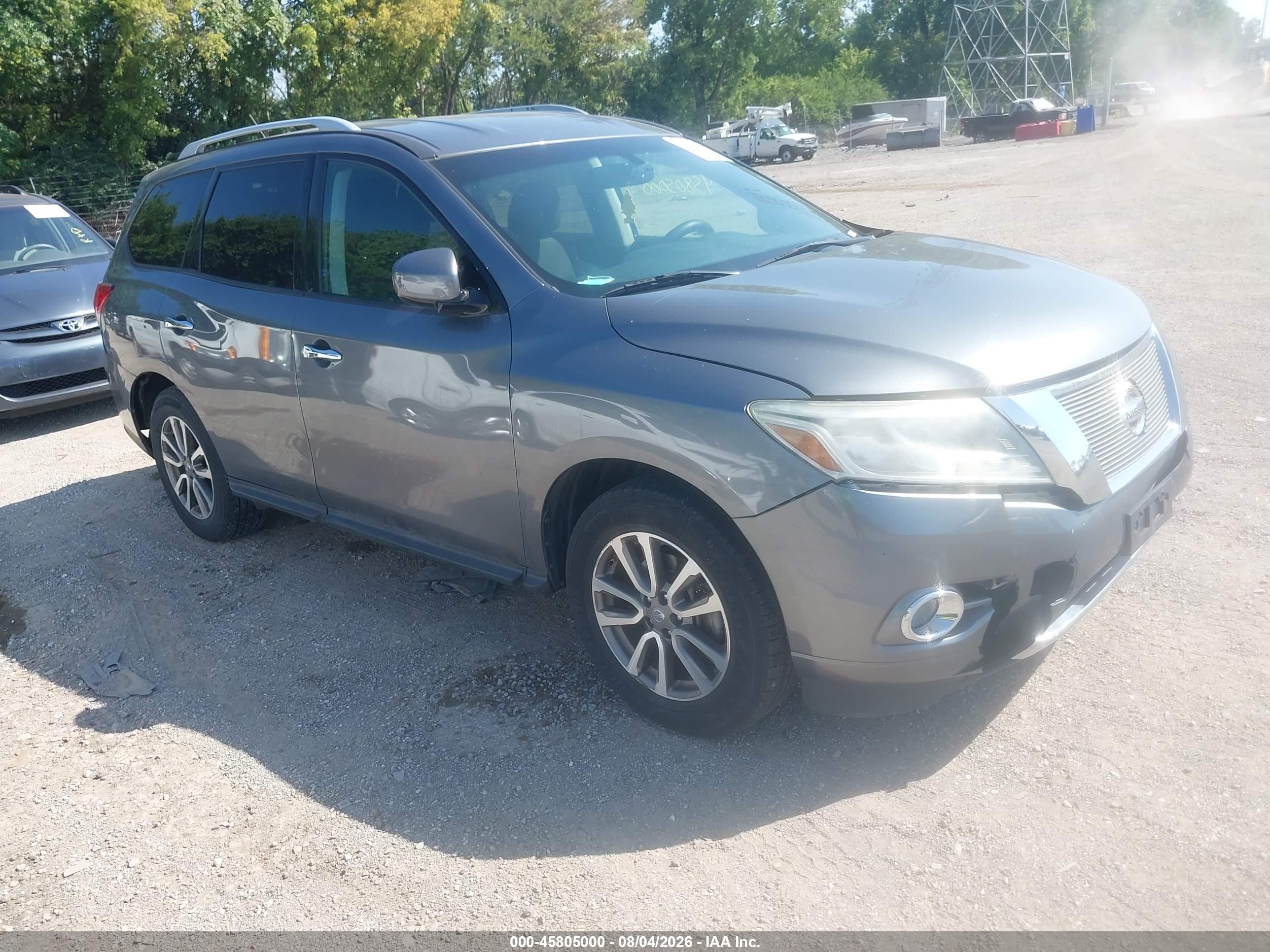 2015 Nissan Pathfinder Platinum/s/sl/sv Gray vin: 5N1AR2MM2FC640233