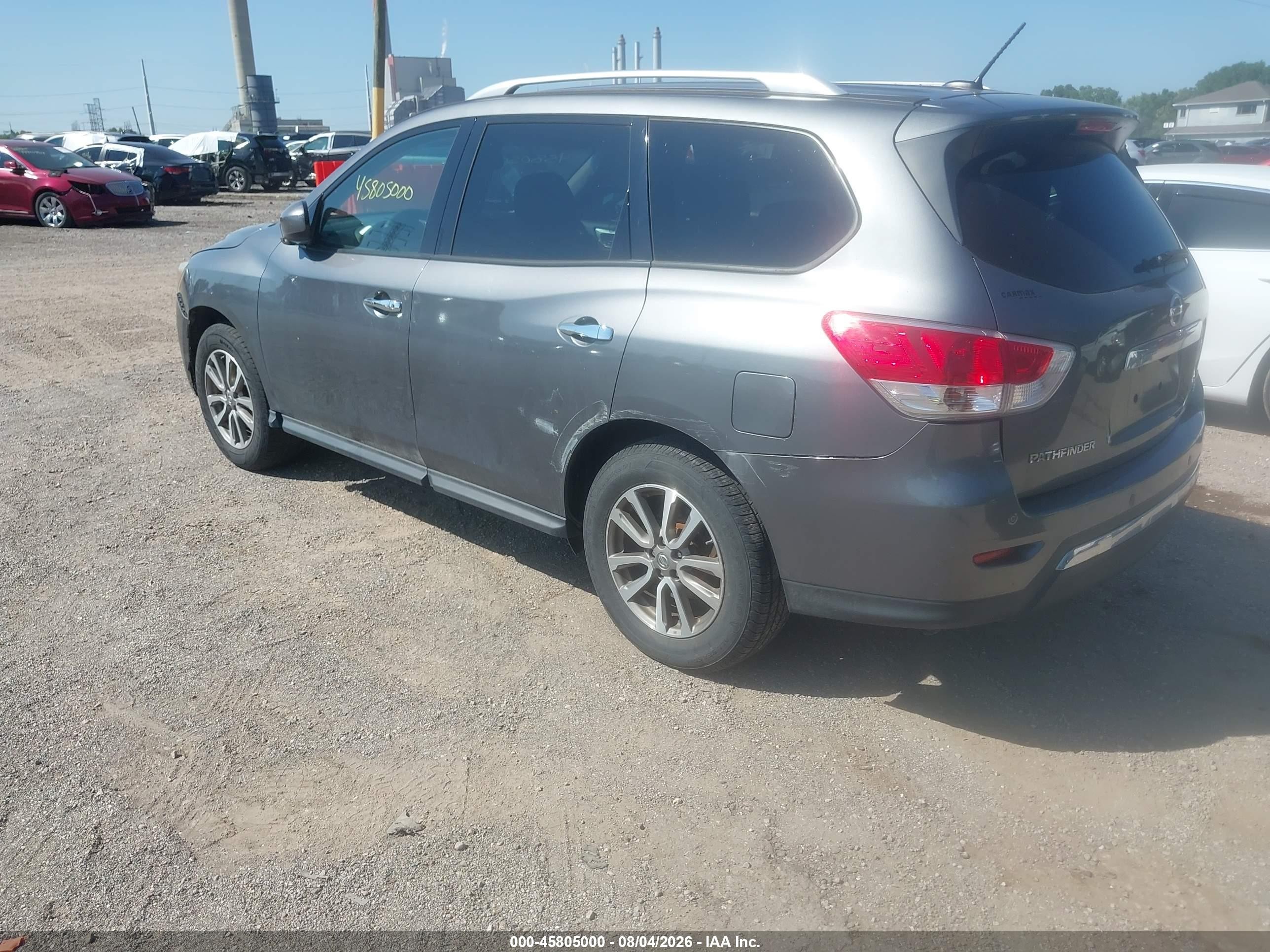 2015 Nissan Pathfinder Platinum/s/sl/sv Gray vin: 5N1AR2MM2FC640233