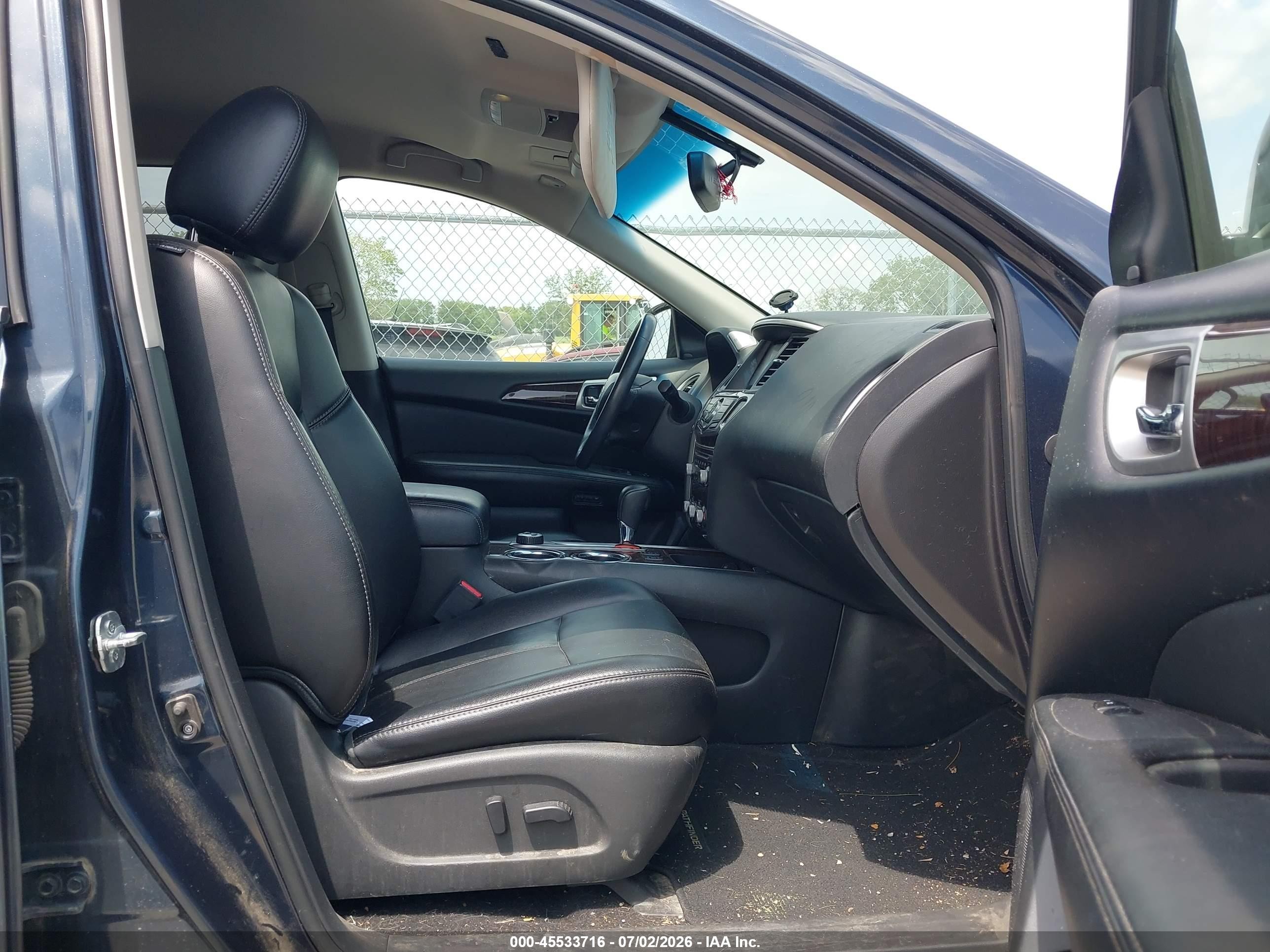2015 Nissan Pathfinder Sl Синий vin: 5N1AR2MM2FC649160