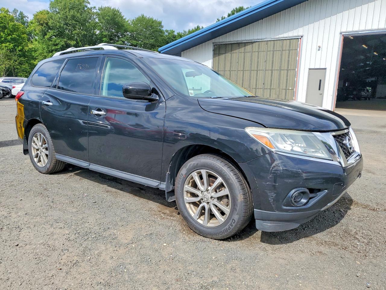 2015 Nissan Pathfinder S Черный vin: 5N1AR2MM2FC650132