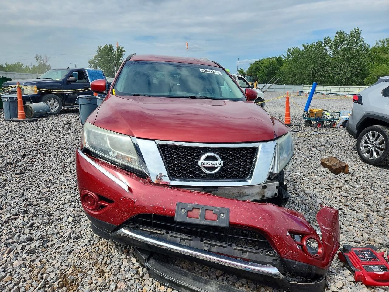 2015 Nissan Pathfinder S Burgundy vin: 5N1AR2MM2FC654116