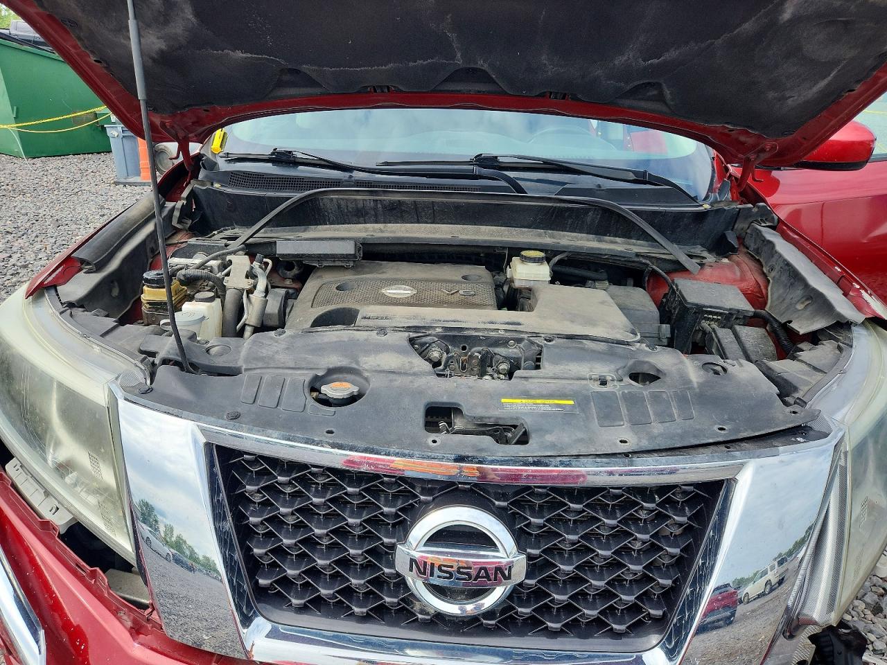 2015 Nissan Pathfinder S Burgundy vin: 5N1AR2MM2FC654116