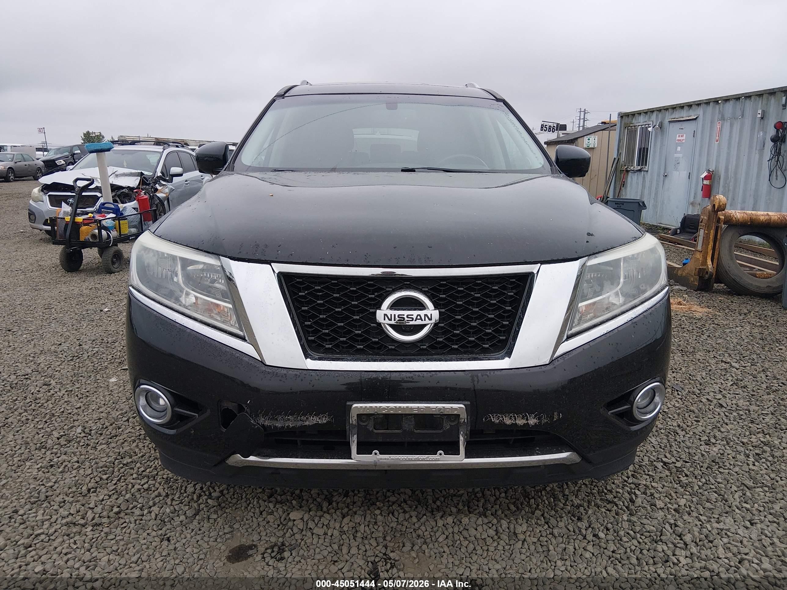 2015 Nissan Pathfinder Platinum/s/sl/sv Black vin: 5N1AR2MM2FC676357