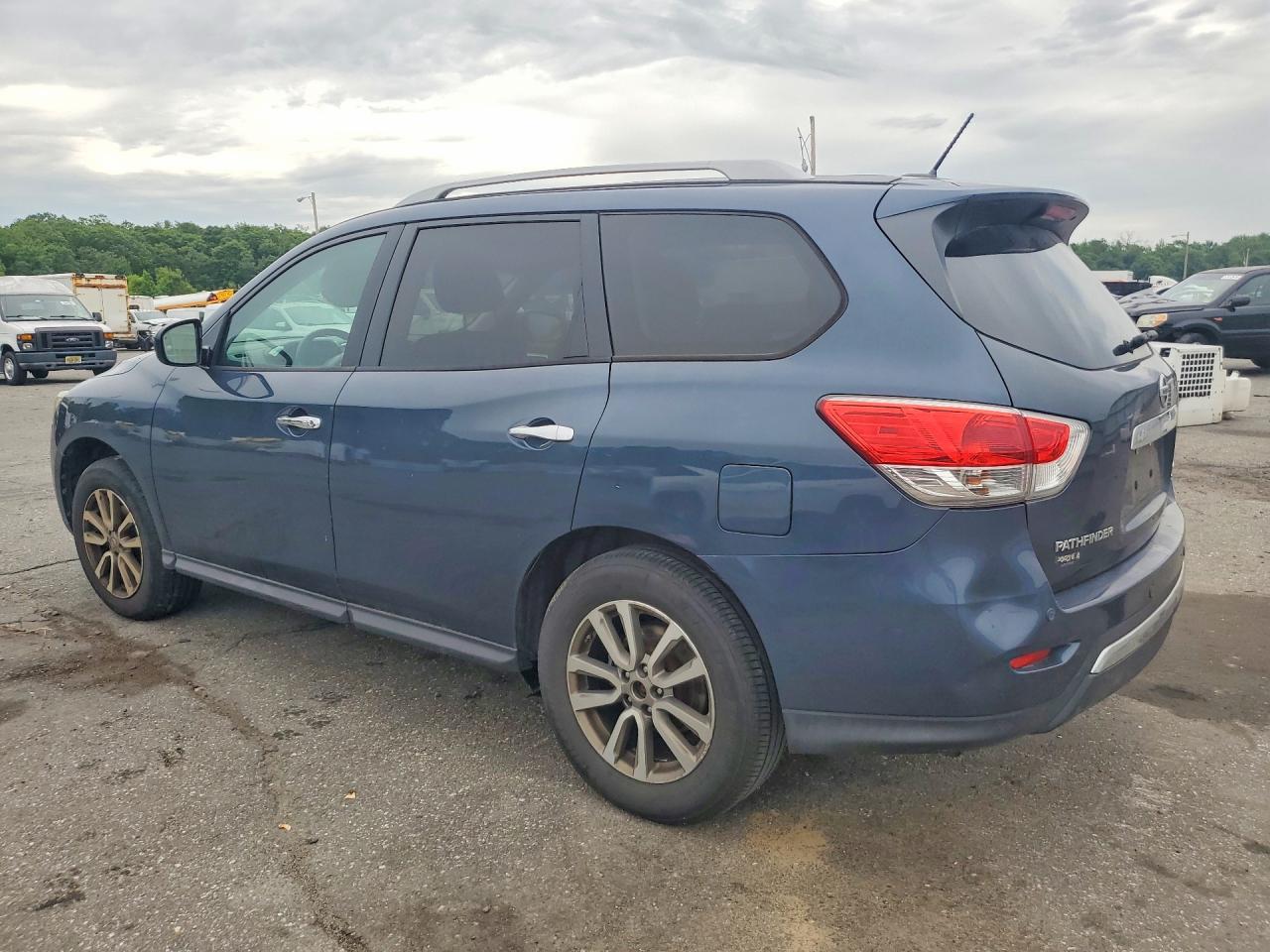 2015 Nissan Pathfinder Sv Blue vin: 5N1AR2MM2FC677007