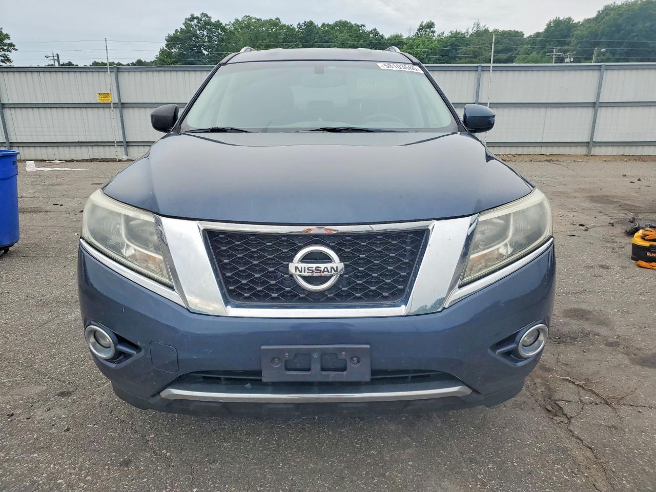 2015 Nissan Pathfinder Sv Blue vin: 5N1AR2MM2FC677007