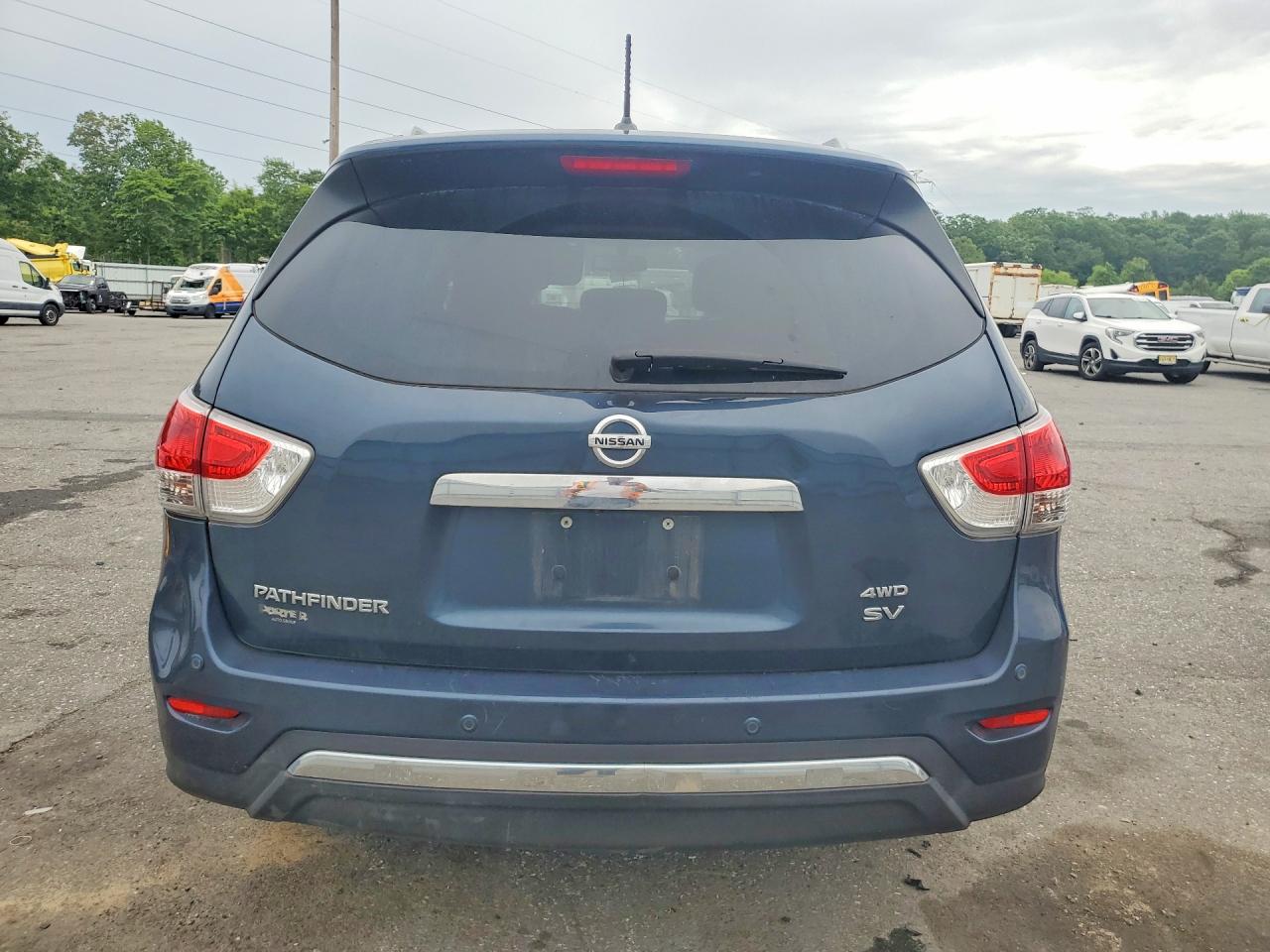 2015 Nissan Pathfinder Sv Blue vin: 5N1AR2MM2FC677007