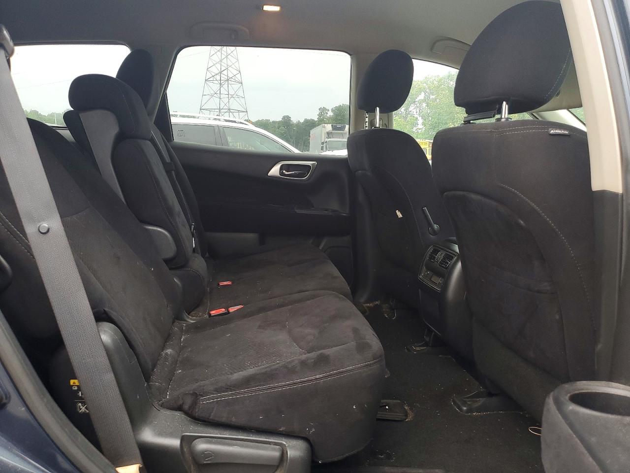 2015 Nissan Pathfinder Sv Blue vin: 5N1AR2MM2FC677007