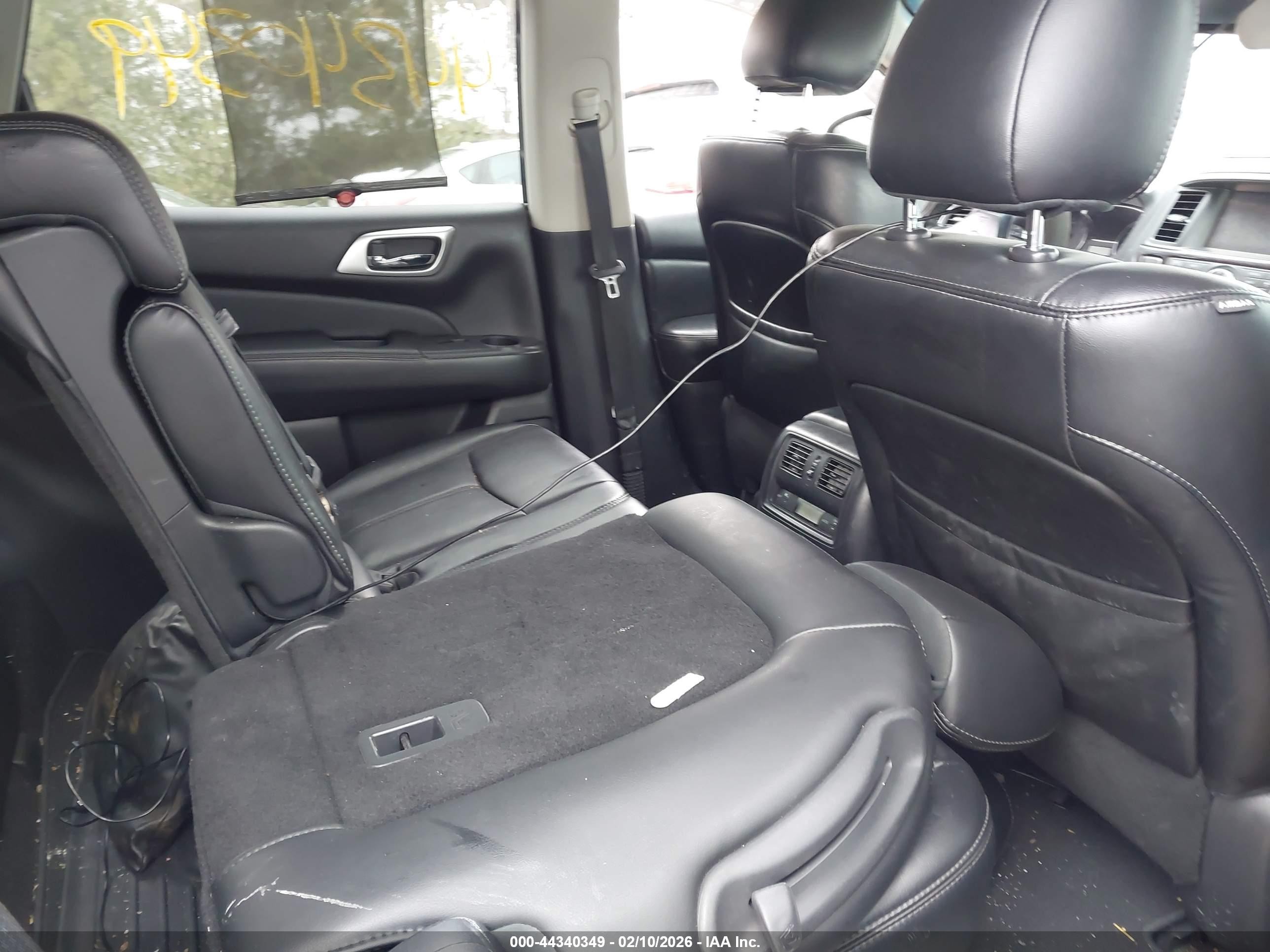 2015 Nissan Pathfinder Sl Black vin: 5N1AR2MM2FC684426