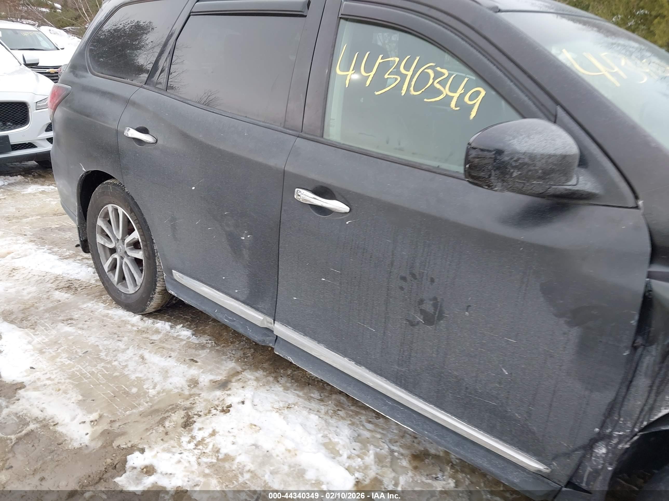 2015 Nissan Pathfinder Sl Black vin: 5N1AR2MM2FC684426