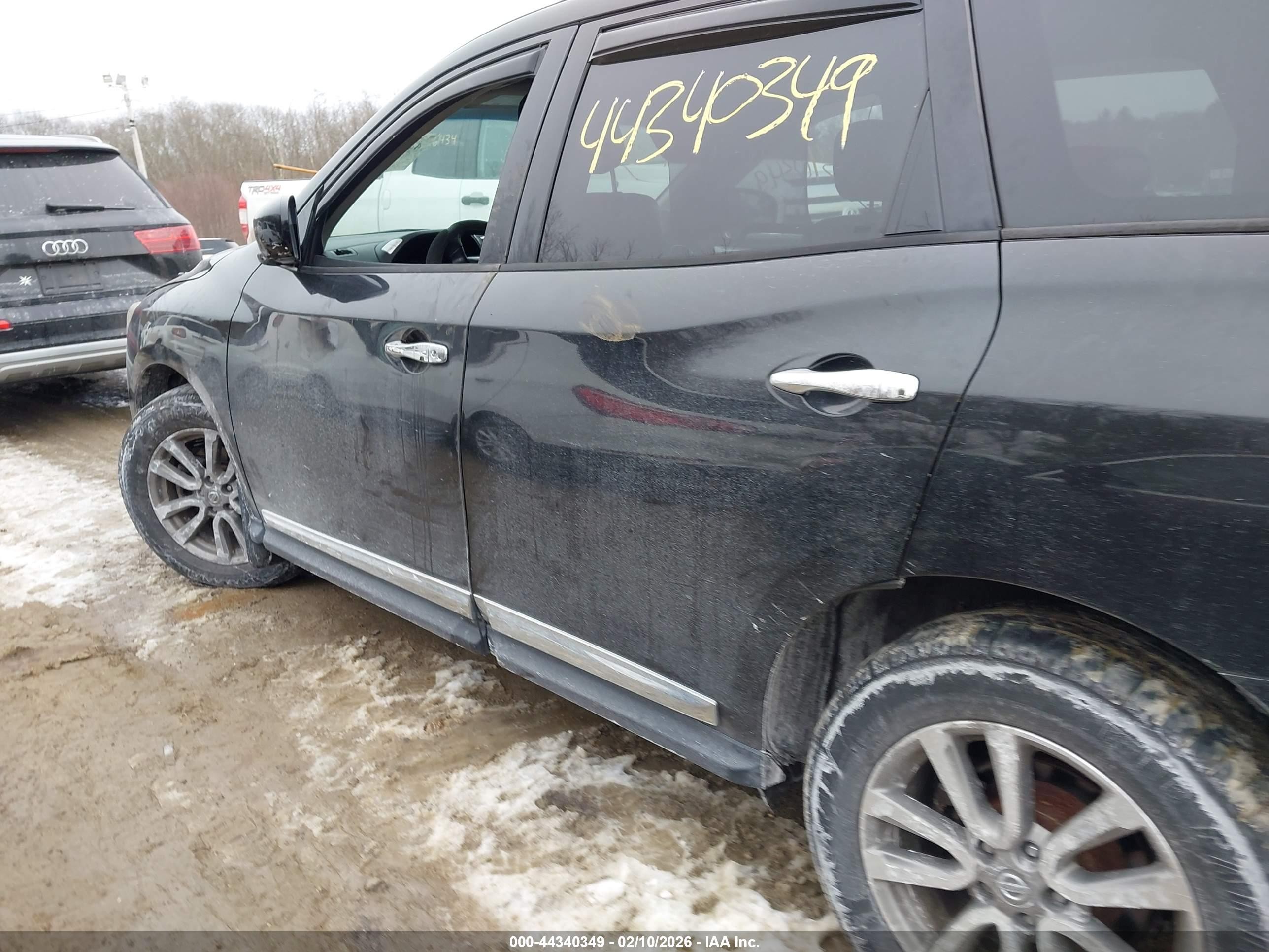2015 Nissan Pathfinder Sl Black vin: 5N1AR2MM2FC684426