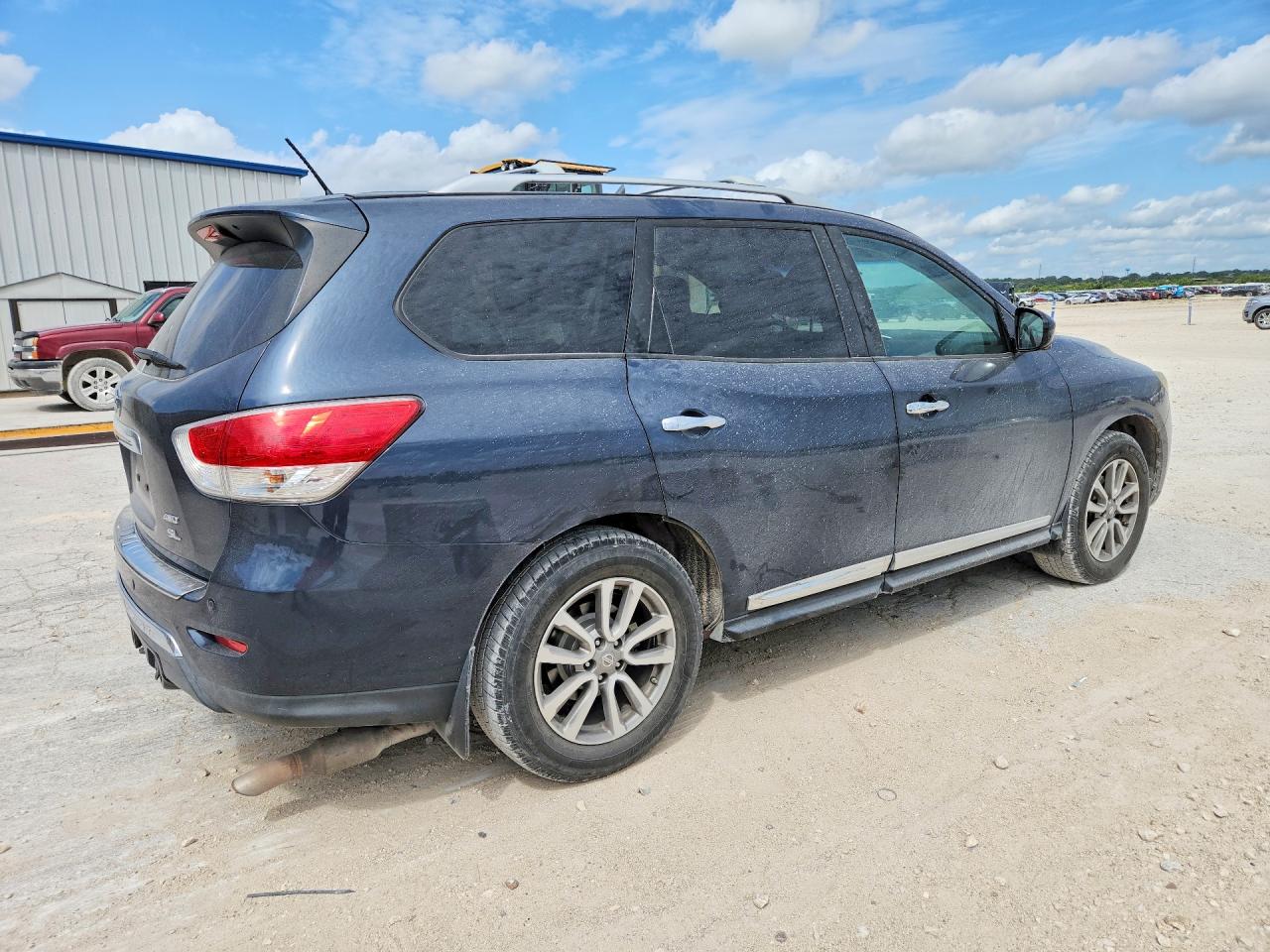 2015 Nissan Pathfinder Sl Blue vin: 5N1AR2MM2FC684572