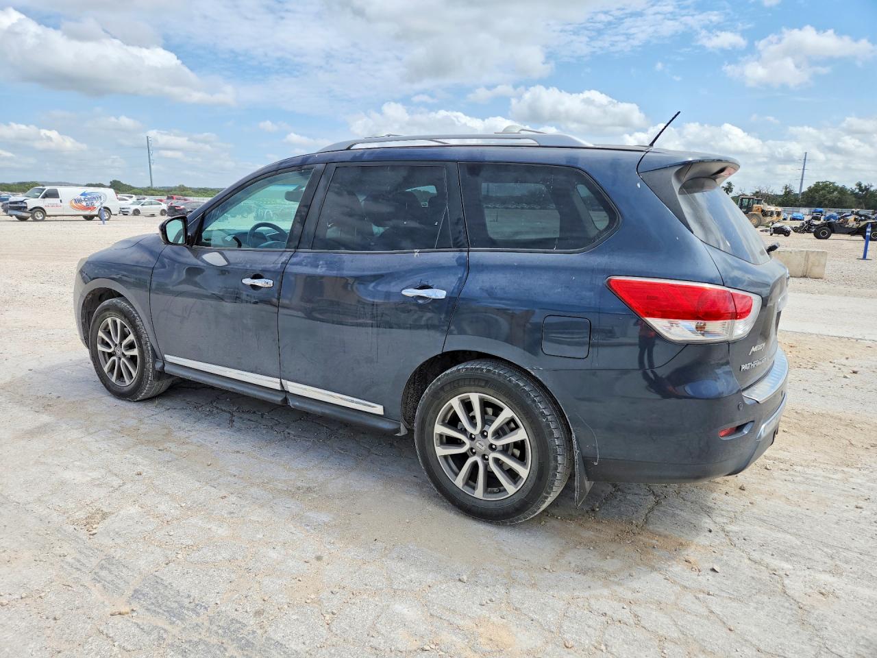 2015 Nissan Pathfinder Sl Blue vin: 5N1AR2MM2FC684572