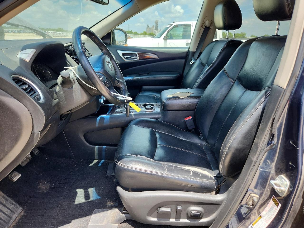 2015 Nissan Pathfinder Sl Blue vin: 5N1AR2MM2FC684572