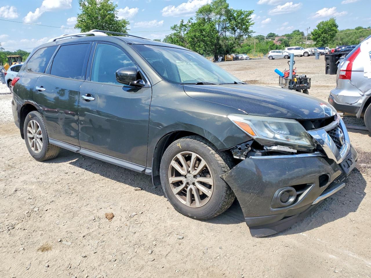 2015 Nissan Pathfinder S Black vin: 5N1AR2MM2FC685074