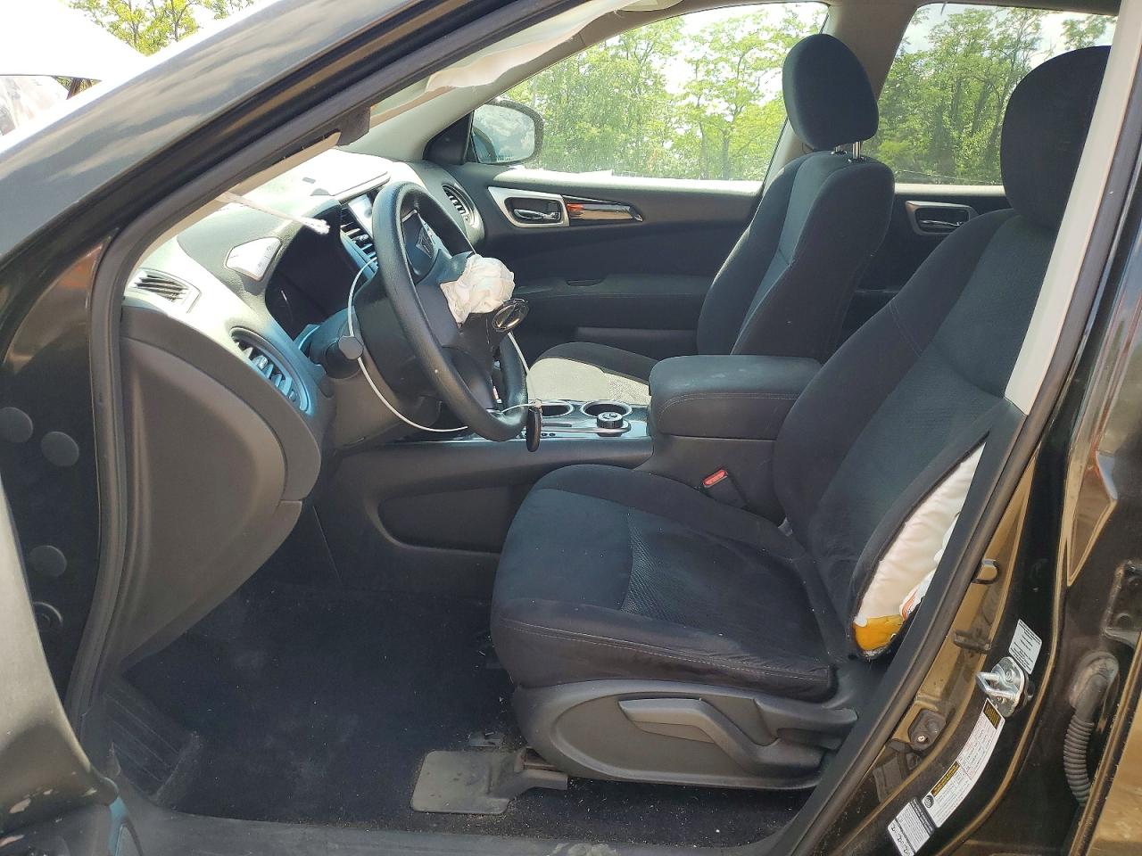 2015 Nissan Pathfinder S Black vin: 5N1AR2MM2FC685074