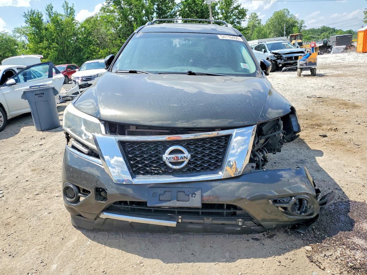 2015 Nissan Pathfinder S Black vin: 5N1AR2MM2FC685074