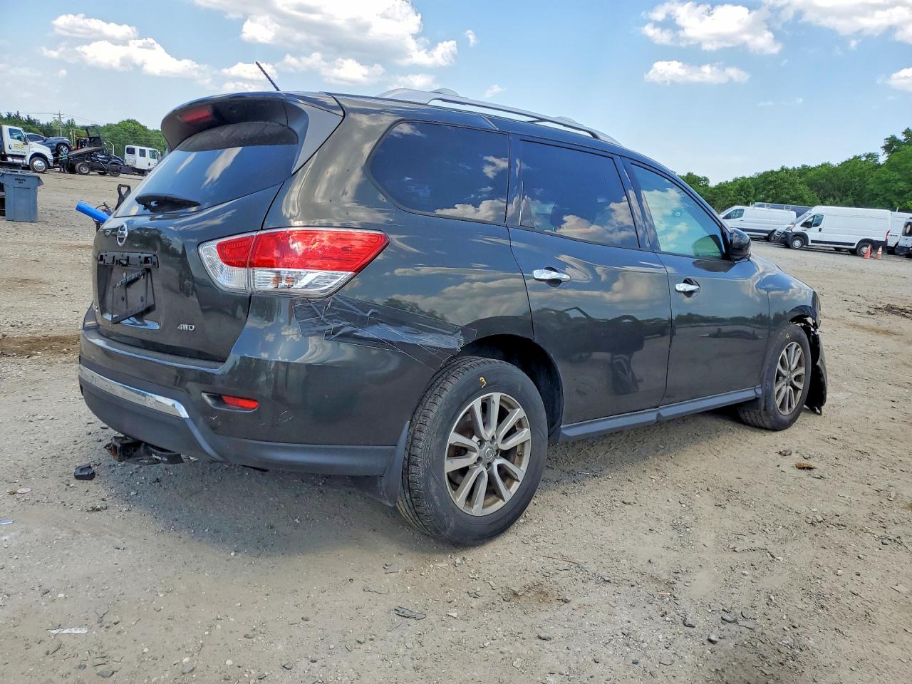 2015 Nissan Pathfinder S Black vin: 5N1AR2MM2FC685074
