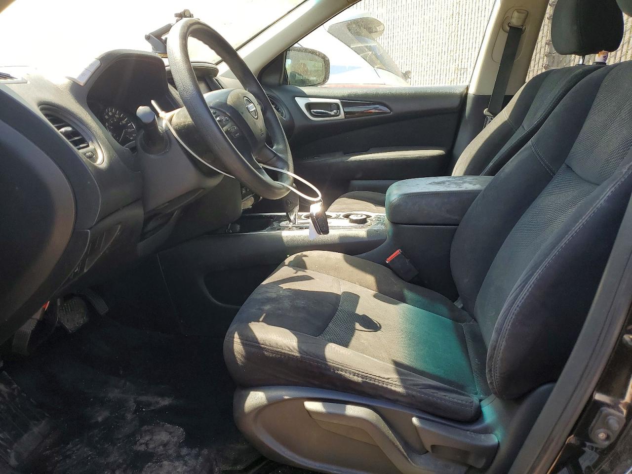 2015 Nissan Pathfinder S Black vin: 5N1AR2MM2FC689738