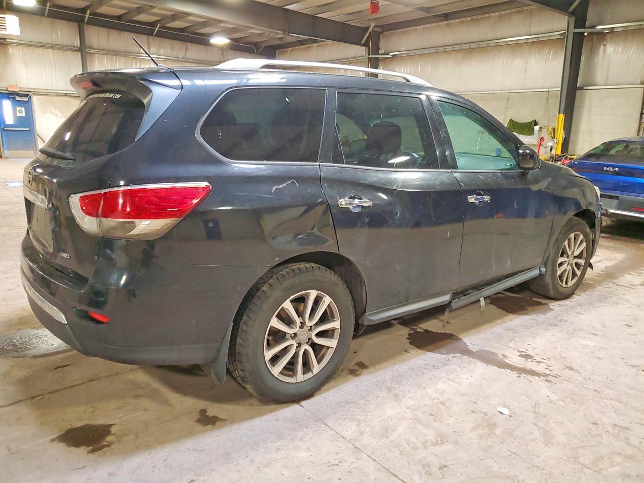 2015 Nissan Pathfinder S Black vin: 5N1AR2MM2FC689738