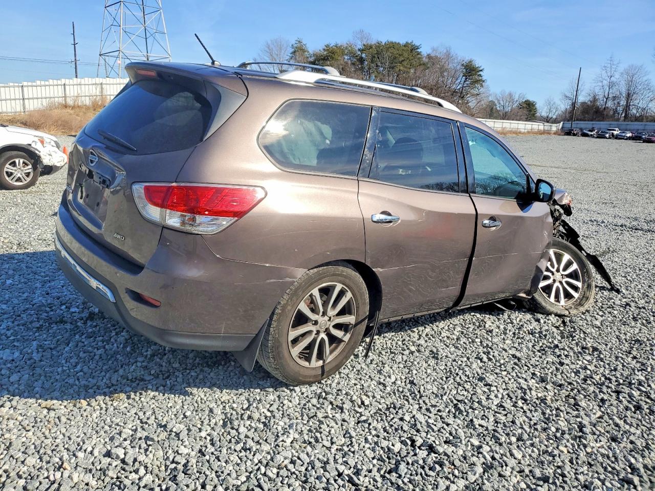 2015 Nissan Pathfinder S Gray vin: 5N1AR2MM2FC703315