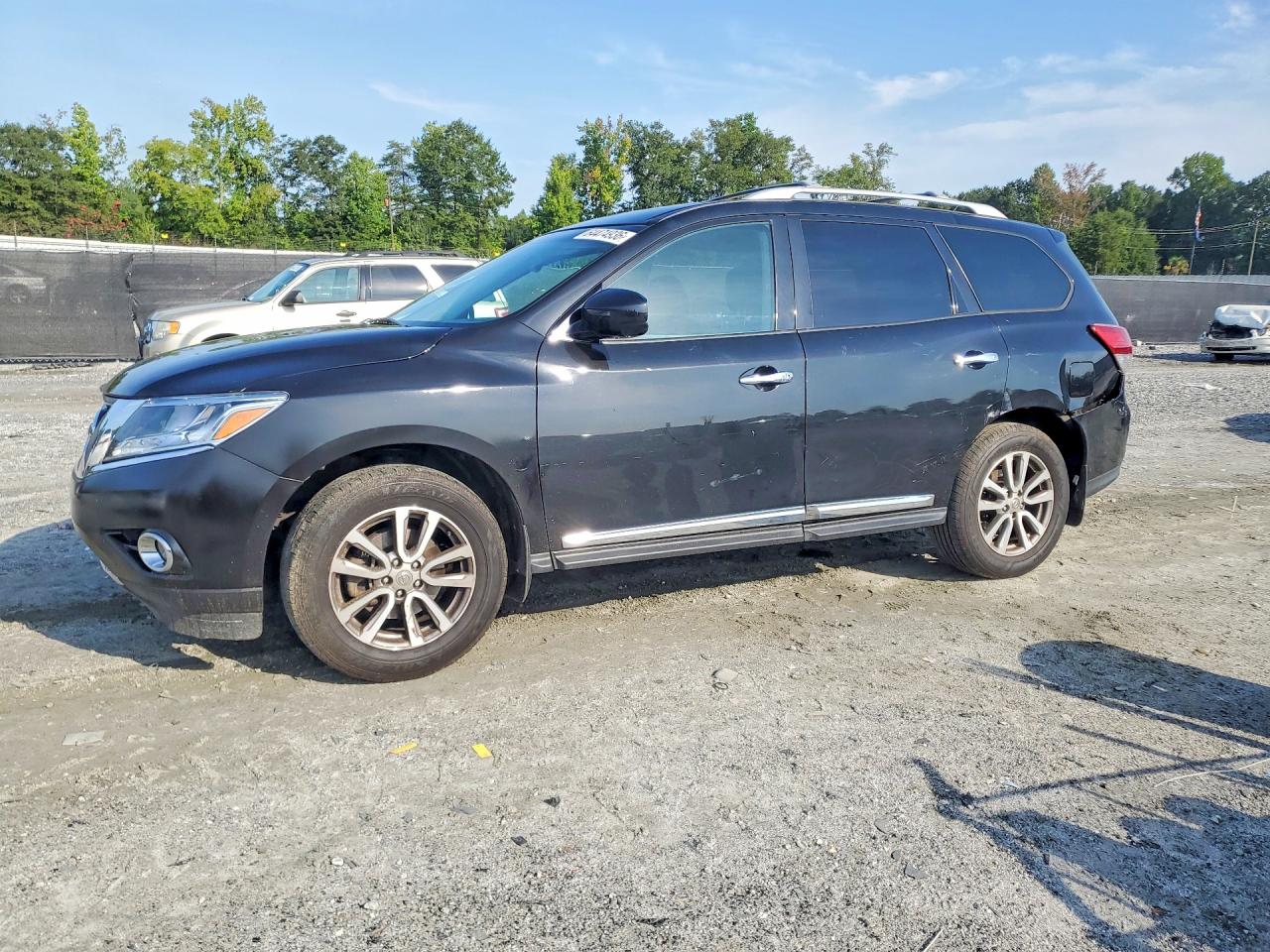 2015 Nissan Pathfinder Sl Black vin: 5N1AR2MM2FC706666