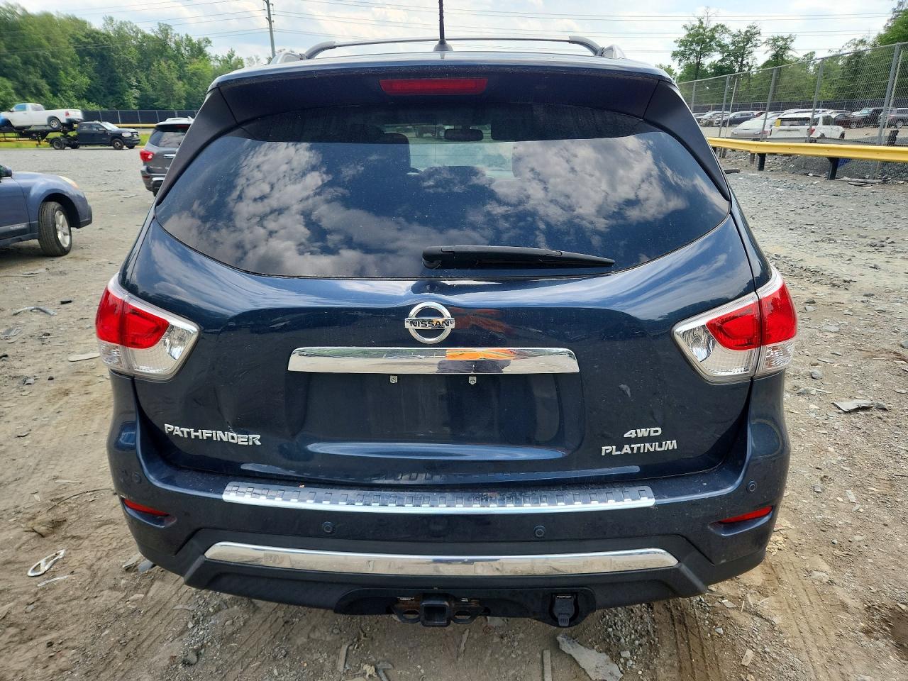 2013 Nissan Pathfinder S Синий vin: 5N1AR2MM3DC611854
