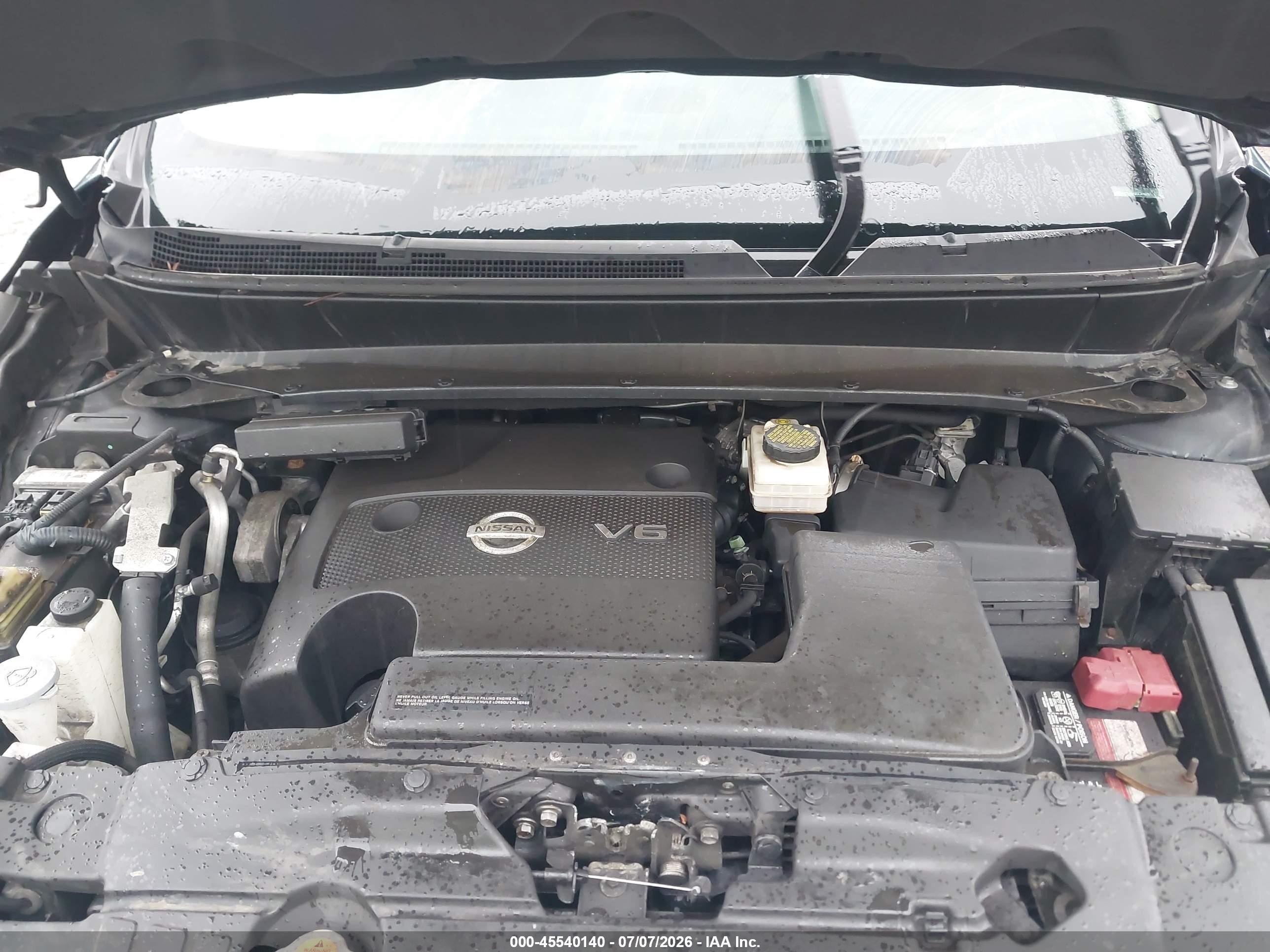 2013 Nissan Pathfinder S Blue vin: 5N1AR2MM3DC615211