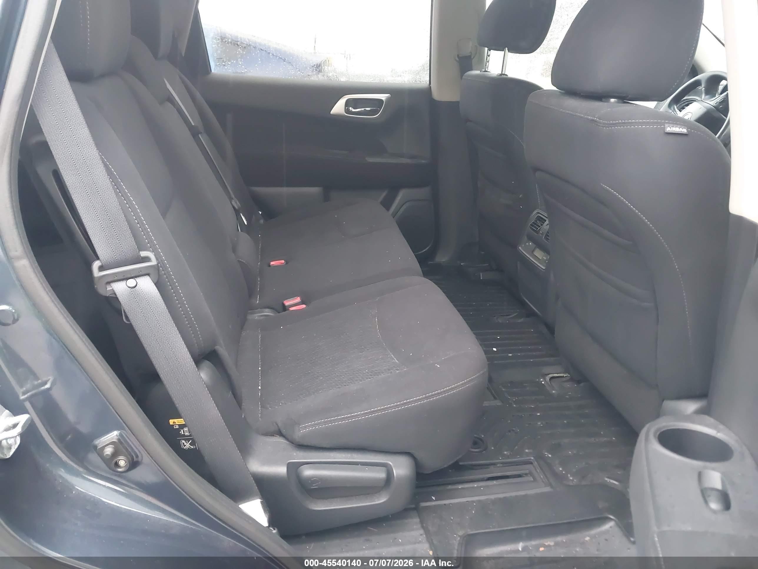 2013 Nissan Pathfinder S Blue vin: 5N1AR2MM3DC615211