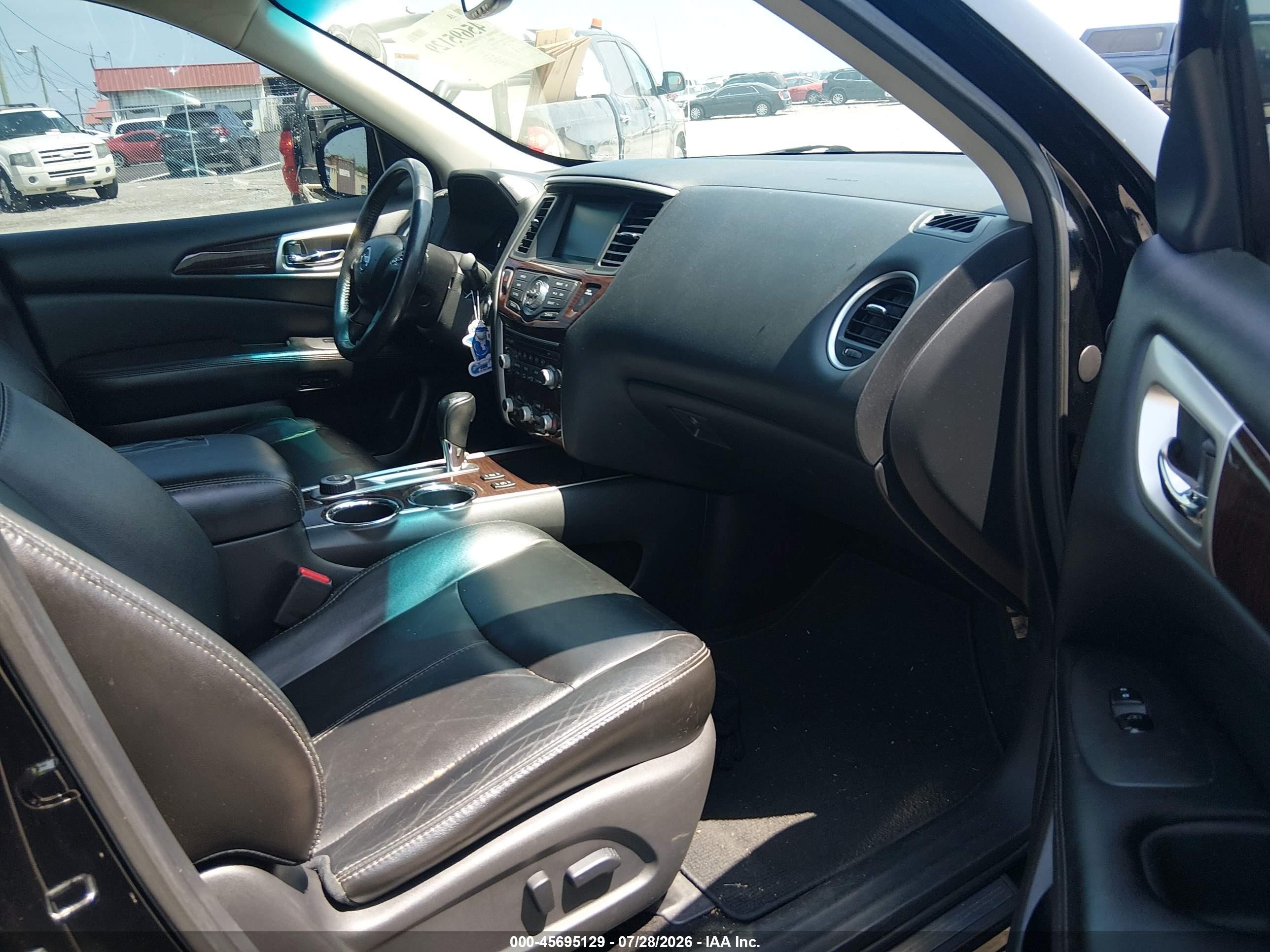 2013 Nissan Pathfinder Sl Black vin: 5N1AR2MM3DC635104