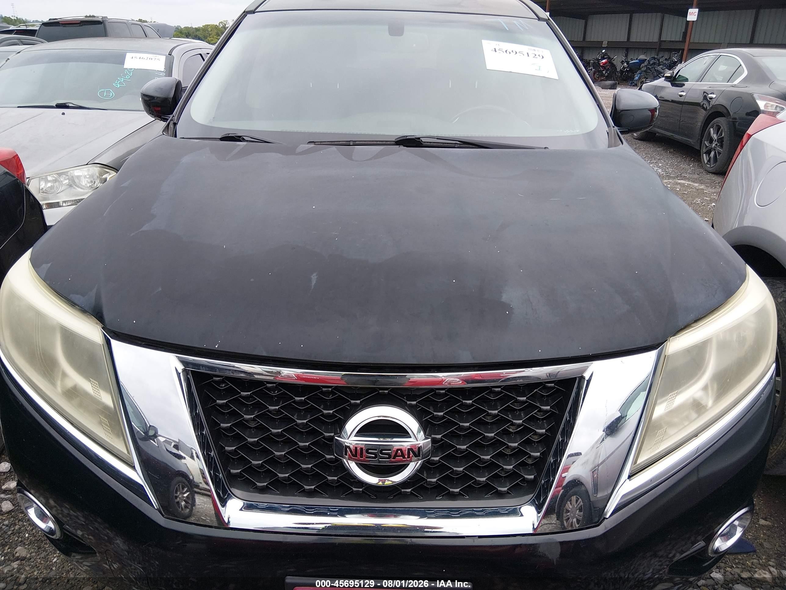 2013 Nissan Pathfinder Sl Black vin: 5N1AR2MM3DC635104