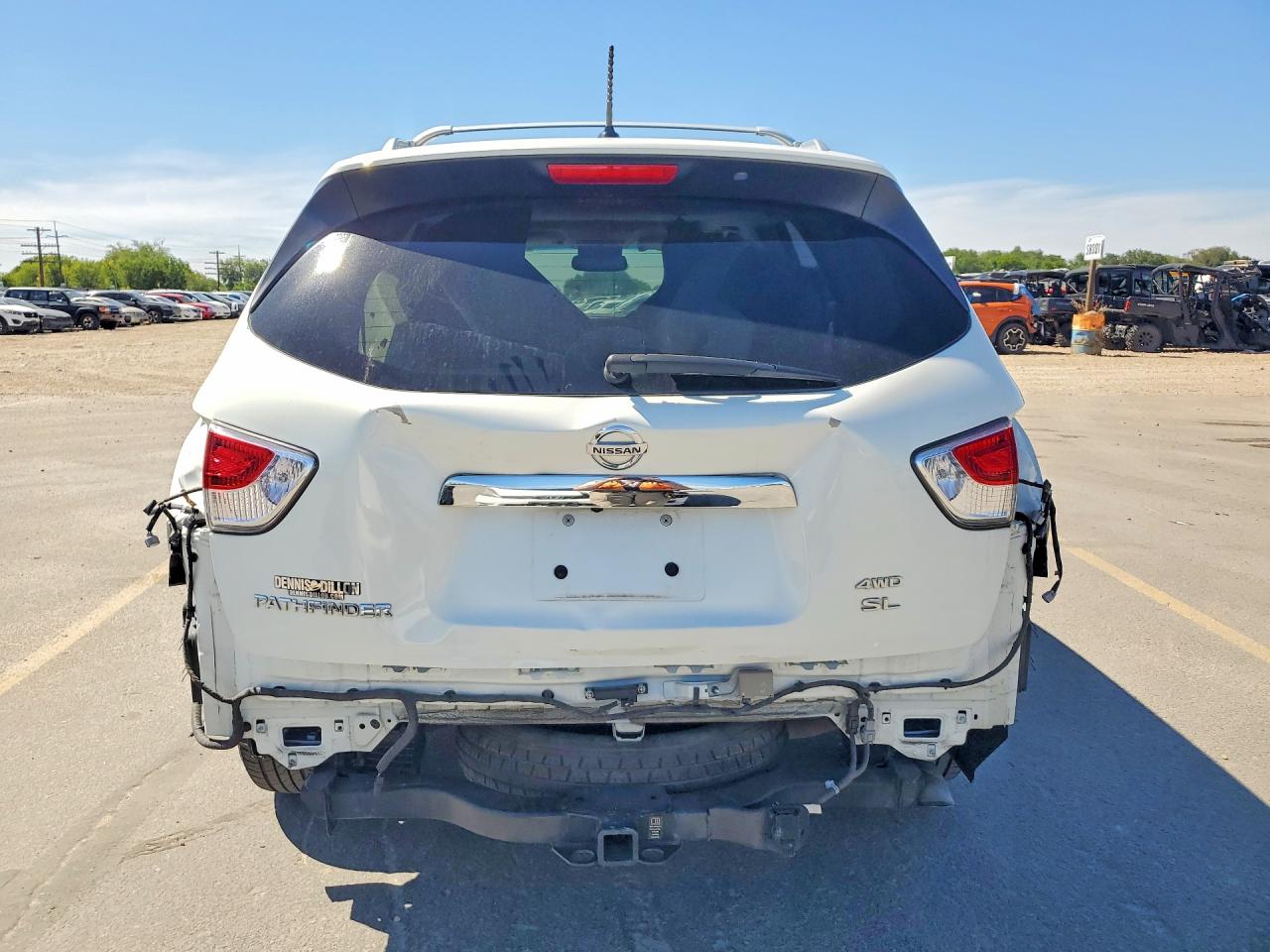 2013 Nissan Pathfinder White vin: 5N1AR2MM3DC636480