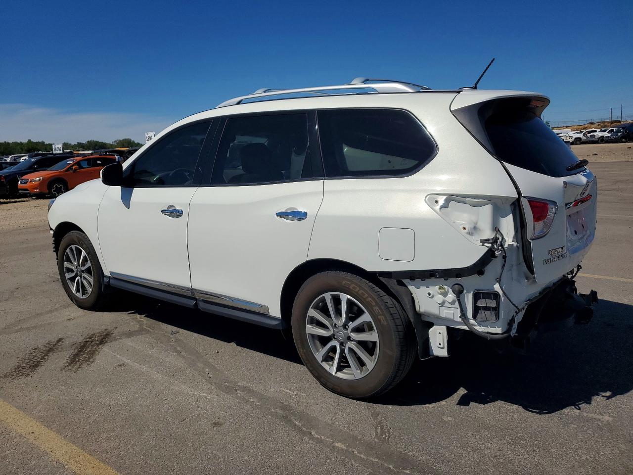 2013 Nissan Pathfinder White vin: 5N1AR2MM3DC636480