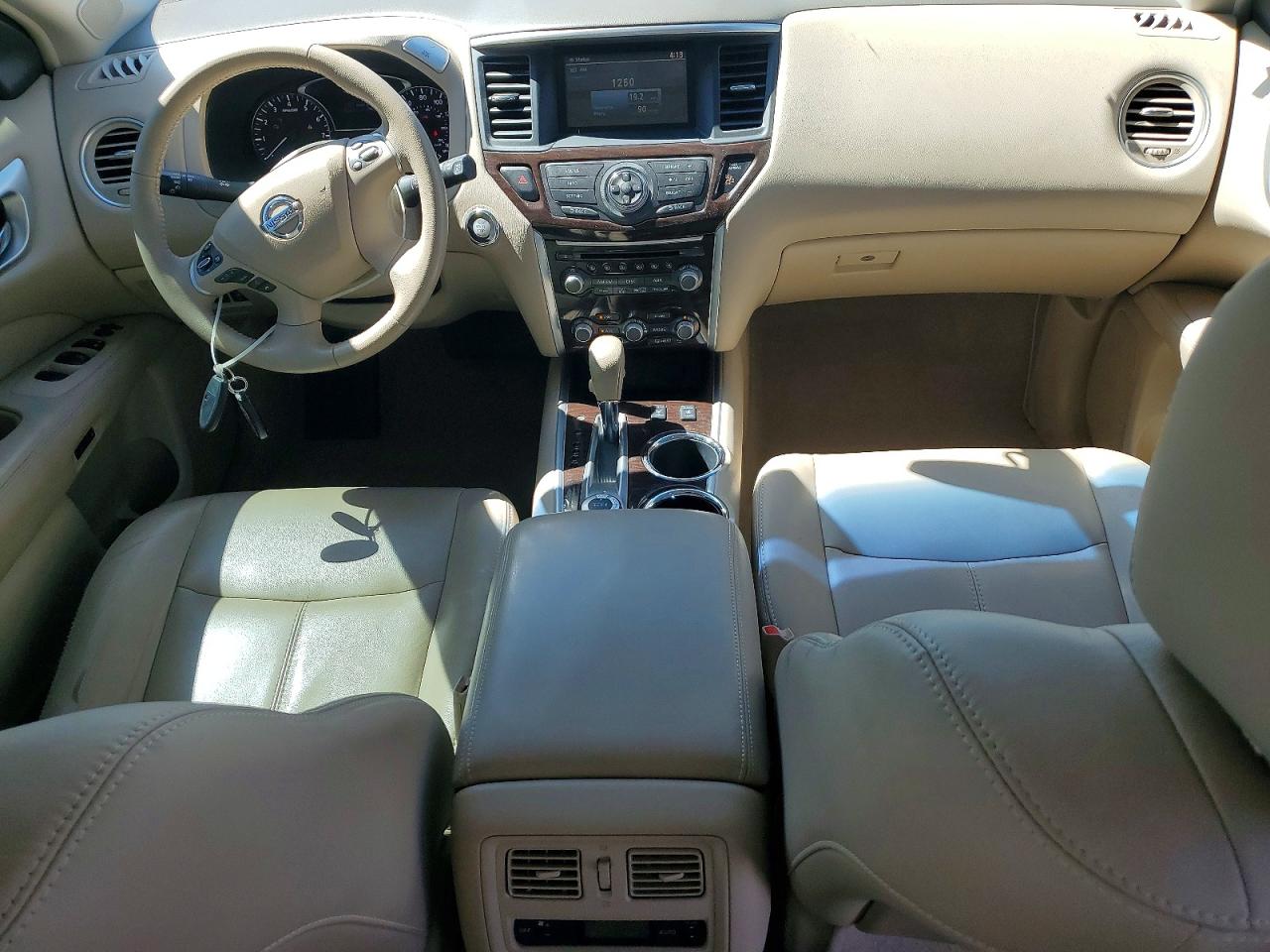 2013 Nissan Pathfinder White vin: 5N1AR2MM3DC636480