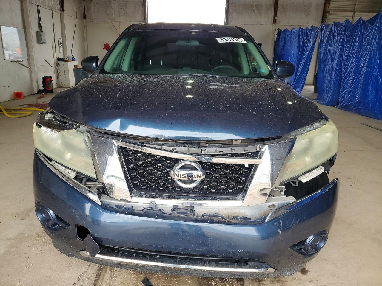 2013 Nissan Pathfinder S Blue vin: 5N1AR2MM3DC660214
