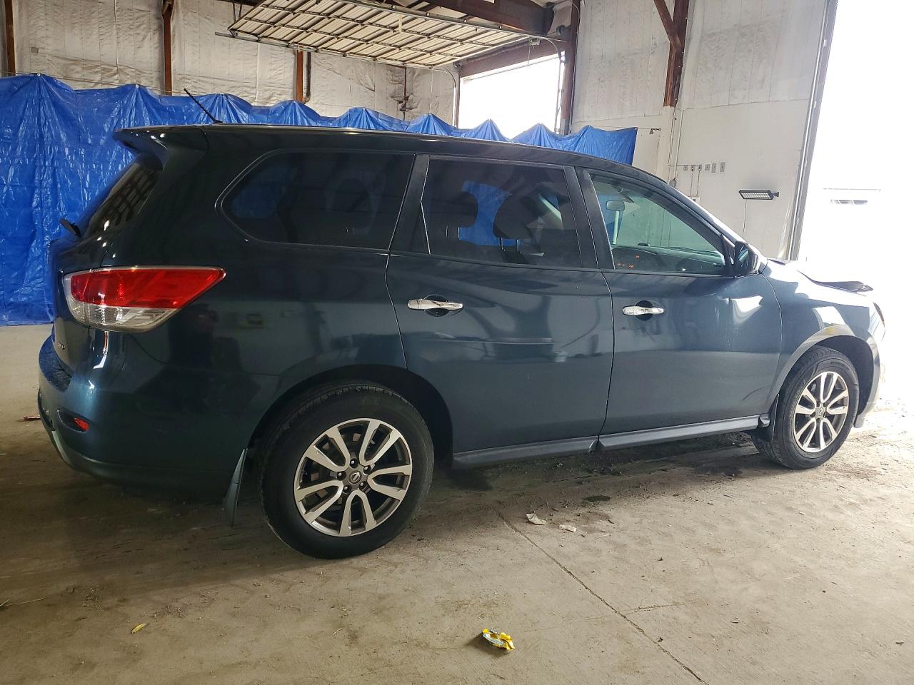 2013 Nissan Pathfinder S Blue vin: 5N1AR2MM3DC660214